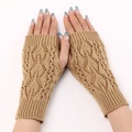 Herren Damen Fingerlose Handschuhe Warme Winterhandschuhe Geschenk Täglich Solide / einfarbig Polyester Acrylfasern Cosplay 1 Paar Lightinthebox