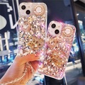 Handy Hülle Handyhüllen Für Apple Klassische Serie iPhone 14 Pro Max Plus 13 12 11 Mini X XR XS 8 7 Shutzrahmen Strass Ganzkörperschutz Kristalldiamant Kieselgel Lightinthebox