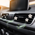 Gänseblümchen Autodekoration Blume Lüftungsclip Klimaanlage Steckdose Clip Auto Lufterfrischer Clip Autoinnendekoration Charme bunt Autoinnenausstattung für Mädchen Frauen Lightinthebox