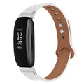 1 Stück Smartwatch-Band Kompatibel mit Fitbit Inspirieren 2 / Inspirieren / Inspirieren HR Echtes Leder Smartwatch Gurt Verstellbar Atmungsaktiv Lederschlaufe Ersatz Armband Lightinthebox