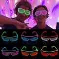Lighinthebox, leuchtende brille led gafas leuchtende bril neon weihnachtsglühen sonnenbrille blinkendes licht glas für partyzubehör prop kostüme neu Lightinthebox