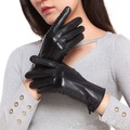 Damen Touchscreen-Handschuhe Warme Winterhandschuhe Outdoor Geschenk Täglich Solide / einfarbig PU-Leder Casual Warm 1 Paar Lightinthebox
