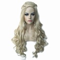 haus des drachen daenerys targaryen perücke perücke cosplay perücke perücke weiß blond lange gewellte perücke perücke für damen daenerys targaryen drache prinzessin perücke Lightinthebox