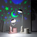 led schreibtisch usb wiederaufladbar mit stifthalter dimmen 3 helligkeit flexible schreibtischlampe led flexible lesen augenschutz schreibtischlampe stern projektor nachtlicht studentenwohnheim Lightinthebox