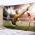 World Cup Football Wandteppich Kunstdekor Decke Vorhang zum Aufhängen Zuhause Schlafzimmer Wohnzimmer Dekoration Polyester Lightinthebox