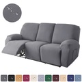 Lighinthebox, Wasserabweisender Sesselbezug 1 Set mit 8 Stück Mikrofaser-Stretch-Sesselbezug für Sofas, weicher Sitzbezug für 3 Sitze, waschbarer Möbelschutz mit Elastizität für Kinder und Haustiere Lightinthebox