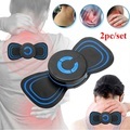 Lighinthebox, 2 teile/satz mikrostrom ems mini massagegerät ems bioelektrische akupunkturpunkte massager stimulator schmerzlinderung hals zurück bein gesundheitswesen entspannung werkzeug zervikale tragbare massage Lightinthebox