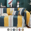 Lighinthebox, Sofabezug, Sofadecke, geometrischer Druck, Couchbezug, Couchschutz, Sofabezug, waschbar, für Sessel, Zweisitzer, 3-Sitzer, 4-Sitzer, Sofa in L-Form Lightinthebox