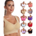 Sport-BH für Damen, stoßfest, leichter Halt, Bralette, herausnehmbares Polster, Nylon, Spandex, Yoga, Fitness, Fitnessstudio, Workout, 10 Farben, atmungsaktiv, leicht, weich gepolstert Lightinthebox