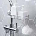 Edelstahl-Wasserhahn-Lagerregale, verstellbares Waschbecken, Lappen, Schwamm, Abtropfgestell, Küche, Badezimmer, Seifenhalter, Regale Lightinthebox