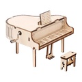 Lighinthebox, 3D-Puzzles für Erwachsene, Kinder, DIY-Spieluhr - Klavier, Handkurbel, gravierte Spieluhr, Holzbau-Bausätze für Erwachsene, Schreibtisch-Display, Geschenk für Jungen/Mädchen (Klavier) Lightinthebox