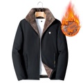 Herren Freizeitjacke Draussen Lässig / Alltäglich Freizeitskleidung Urlaub Ausgehen Reisverschluss Stehkragen Warm-Ups Komfort Reißverschluss vorne Jacke Oberbekleidung Feste Farbe Zip Tasche Grau Lightinthebox