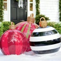 Lighinthebox, weihnachten aufblasbarer dekorierter ball im freien 60 cm (23,6 zoll) weihnachtsexplosionskugelverzierungen mit pumpe Lightinthebox