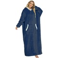 Übergroße tragbare Decke, Hoodie, Sherpa-Fleece-Decke für Damen, Herren, Flanell, Sherpa, weiche, warme, kuschelige Decke, Jacke, Pullover, Geschenk für Erwachsene, Teenager, Einheitsgröße Lightinthebox