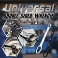 Universal-Doppelkopf-Pflaumenschlüssel-Werkzeug Multifunktionaler Doppelkopf-Schraubenschlüssel mit selbstspannender Brille für die Autoreparatur Lightinthebox