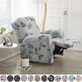 Lighinthebox, Lehnsessel-Schonbezüge Super-Stretch-Sofa mit Blumenmuster, rutschfeste 1-Sitzer-Fauler-Boy-Stuhlbezüge, Möbelschutz mit Seitentasche für Wohnzimmer Lightinthebox
