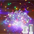 LED-Lichterketten 5m 10m Batterie/USB-betriebene Fernbedienung Timer funkelnde Lichterketten 8 Modi Glühwürmchen-Lichter Lightinthebox