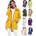 Lighinthebox, Damen Hoodie-Jacke Wasserdichte Wanderjacke Regenjacke Draussen warm halten Wasserdicht Windundurchlässig Atmungsaktiv Oberbekleidung Windbreaker Windjacke Trench Coat Jagd Angeln Klettern Weinrot Lightinthebox