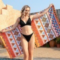 Lighinthebox, Strandtuch aus Mikrofaser, sandfrei, schnell trocknend, super saugfähig, große Handtücher, Decke für Reisen, Pool, Schwimmen, Camping, Yoga, Mädchen, Frauen, Männer, Erwachsene Lightinthebox