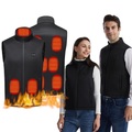 neun bereiche beheizbare weste männer winter usb elektrische heizung jacke unisex thermische mantel outdoor jagdjacke wärmer weste m-5xl Lightinthebox