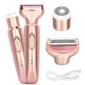 Professioneller 2-in-1-Frauen-Epilierer, Elektrorasierer, Haarentfernung, schmerzloser Gesichtsrasierer, Bikini-Schamhaarschneider, Heimgebrauchsmaschine Lightinthebox