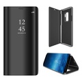 Handy Hülle Handyhüllen Für Samsung Galaxy Klappetui S22 S21 S20 Plus Ultra A51 A72 A52 A42 S10 S9 S8 S7 Plus Edge Note 20 Ultra A70 Note 10 Note 20 mit Halterung Spiegel Ganzkörperschutz Einfarbig Lightinthebox