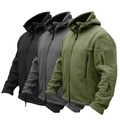 warme militärische taktische jacke für herren sportfleece kapuzenjacke winter abenteuerjacke mäntel im freien winddicht mehrere taschen leichte jacke mit vollem reißverschluss Trenchcoat Top Camping Jagd Angeln Lightinthebox