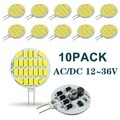 10 stücke led bi pin lichter 24led ac/dc12v-36v konstantstrom breite spannung mais lichter led bi-pin lichter g4 pin 5730 smd perlen fenster schrank lampe haushalt innen lampe dekorative lampe Lightinthebox