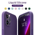 Handy Hülle Handyhüllen Für Apple Klassische Serie iPhone 14 13 12 11 Pro Max Plus Ganzkörperschutz Staubdicht Kameraobjektivschutz Einfarbig Kieselgel Lightinthebox