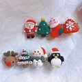 weihnachtshaarnadel ins cartoon santa elk creative girl pony clip persönlichkeit hinterkopf clip Lightinthebox