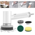Lighinthebox, Elektroschrubber Elektrische Reinigungsbürste mit 3 Bürstenköpfen Badezimmer wiederaufladbare Schrubbbürsten Duschschrubber zum Reinigen von Waschbecken Badewanne Küche Geschirr Fugen Lightinthebox