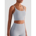 Lighinthebox, Damen Gurt Tank Top Winter Rückenfrei Herausnehmbares Polster Feste Farbe Hellgelb Schwarz Elasthan Yoga Fitness Fitnesstraining BH-Oberteil Shirt Sport Sportkleidung Atmungsaktiv Rasche Trocknung Lightinthebox