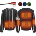 Lighinthebox, 8 bereiche herren damen beheizbarer pullover usb elektrische batterie wärmeweste beheizbare jacke elektrische thermische weste warme winterbeheizte kleidung Lightinthebox