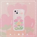 Handy Hülle Handyhüllen Für Apple Rückseite iPhone 14 13 12 11 Plus Pro Max Ganzkörperschutz Anti-Kratz Steckplätze für Kartenhalter Blume TPU Lightinthebox