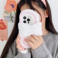 Handy Hülle Handyhüllen Für Apple Rückseite iPhone 14 Pro Max Plus 13 12 11 Mini X XR XS 8 7 Weiche Kanten Stoßresistent Karikatur Plüsch Textil TPU Lightinthebox
