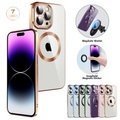Handy Hülle Handyhüllen Für Apple Rückseite iPhone 14 13 12 Pro Max Plus Magnetisch Anti-Kratz Kompatibel mit MagSafe Einfarbig PC Lightinthebox