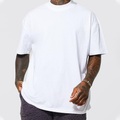 Herren Übergroßes Hemd Glatt Rundhalsausschnitt Outdoor Sport Kurze Ärmel Bekleidung Modisch Strassenmode Cool Casual Lightinthebox