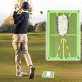 Lighinthebox, Golf-Trainingsmatte zur Schlagerkennung, Golfschwung-Übungsmatte, Schlagballbahn, Richtungsbahn, Schlagmatte, Golf-Trainingsmatte Lightinthebox