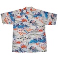 Herren Hemd Kokosnussbaum Strand Berg Umlegekragen Grau 3D-Druck Outdoor Strasse Kurze Ärmel Button-Down Bedruckt Bekleidung Tropisch Designer Casual Hawaiianisch Lightinthebox