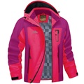 Lighinthebox, Damen Wasserdichte Wanderjacke Regenjacke Windjacke für Wanderer Draussen warm halten Wasserdicht Windundurchlässig Atmungsaktiv Oberbekleidung Kapuzenshirt Trench Coat Jagd Angeln Klettern Rote Blau Lightinthebox