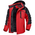 Lighinthebox, Herren Skijacke Winter Draussen Wasserdichte Wanderjacke Regenjacke Winter Draussen warm halten Fleece-Futter Wasserdicht Windundurchlässig Oberbekleidung Winter Fleecejacke Trench Coat Jagd Lightinthebox