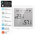 wifi temperatur feuchtigkeitssensor innen hygrometer thermometer detektor smart life fernbedienung unterstützung alexa google home Lightinthebox