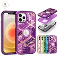 Handy Hülle Handyhüllen Für Apple Rückseite iPhone 13 Pro Max 12 11 Beschichtung IMD Ganzkörperschutz Marmor Kieselgel PC Lightinthebox