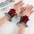 Netz Handgelenk-Länge Handschuh Vintage-Stil / Blumen Stil Mit Blumig Hochzeit / Party-Handschuh Lightinthebox