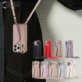 Handy Hülle Handyhüllen Für Apple Rückseite iPhone 14 13 12 11 Plus Pro Max Staubdicht mit abnehmbarem Umhängeriemen Stoßresistent Einfarbig TPU PU-Leder Lightinthebox