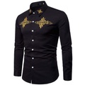 Herren Hemd Grafik-Drucke Totem Umlegekragen Schwarz Outdoor Strasse Langarm Button-Down Bedruckt Bekleidung Modisch Designer Casual Weich Lightinthebox