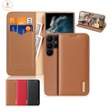 Handy Hülle Handyhüllen Für Samsung Galaxy Brieftasche Kartenetui S23 Ultra Plus Geldbeutel Flipbare Hülle Ganzkörperschutz Einfarbig Echtleder Lightinthebox