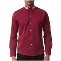 Lighinthebox, Herren Smokinghemden Blumen Ständer Wein Schwarz Weiß Party Festtage Langarm Bestickt Button-Down Bekleidung Modisch Casual Atmungsaktiv Komfortabel Lightinthebox