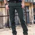 Herren Cargohose Cargohosen Hose Hosen Multi Pocket Glatt Komfort Outdoor Täglich Ausgehen 100% Baumwolle Modisch Strassenmode Schwarz Dunkelgrün Lightinthebox