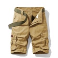 Lighinthebox, Herren Cargo Shorts Kurze Hosen Shorts Kurze Hosen Kurze Hose für Wanderer Tasche Gerade geschnitten Glatt Komfort Atmungsaktiv Kurz Sports Outdoor Täglich Ausgehen 100% Baumwolle Stilvoll Klassicher Lightinthebox